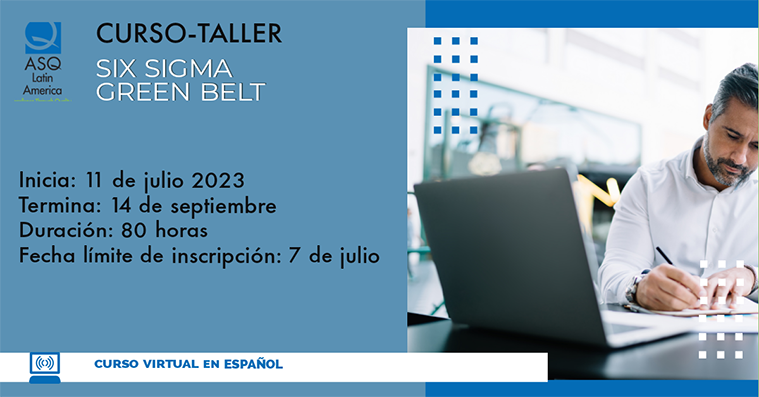 El Six Sigma Green Belt analiza y resuelve problemas de calidad, y es involucrado en proyectos de mejoramiento.